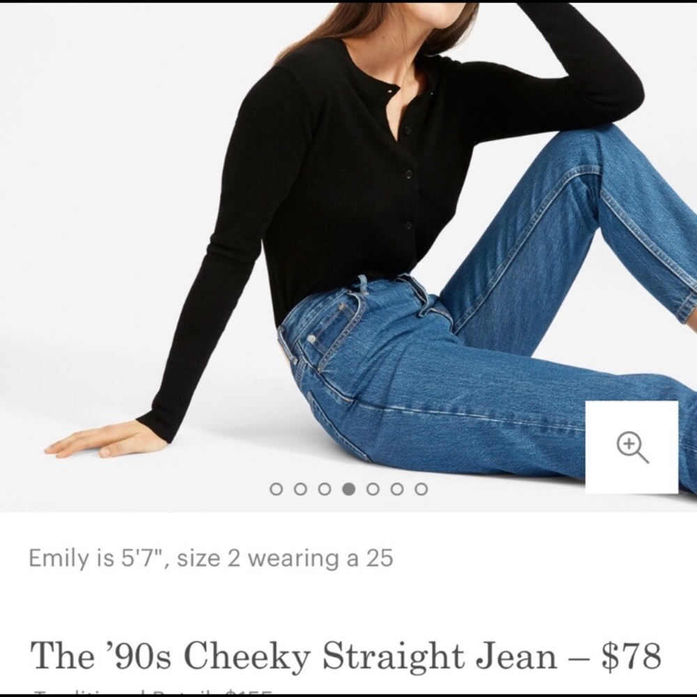 Everlane 90s cheeky straight leg jean